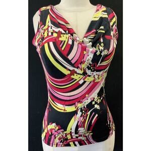 Vintage Steffen Schraut Geometric Print Silk Blouse, Germany